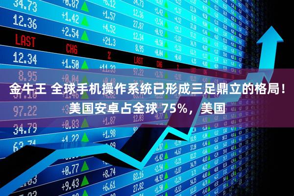 金牛王 全球手机操作系统已形成三足鼎立的格局！美国安卓占全球 75%，美国